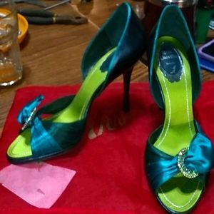 Rene caovilla open toed pump